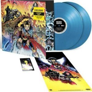 DC Dark Nights: Death Metal 2-LP ~Excl. Blue Vinyl + Trading Card & Poster ~New!